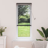 Vidaxl venetiaanse jaloezie zilvergrijs 150 x 40 cm 25 mm pvc