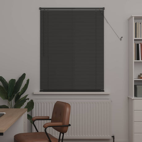 Vidaxl venetiaanse jaloezie zilvergrijs 150 x 100 cm 25 mm pvc