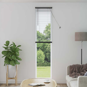 Vidaxl venetiaanse jaloezie zilvergrijs 213 x 40 cm 25 mm pvc