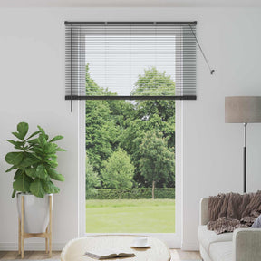 Vidaxl venetiaanse jaloezie zilvergrijs 213 x 150 cm 25 mm pvc