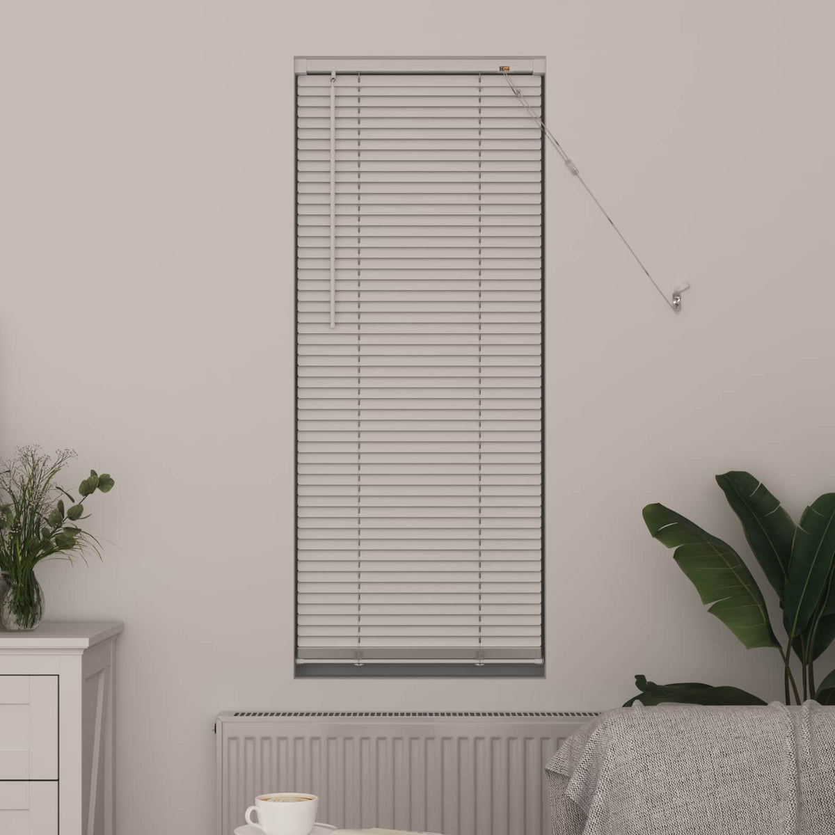 Vidaxl venetiaanse jaloezie wit 150 x 40 cm 25 mm pvc