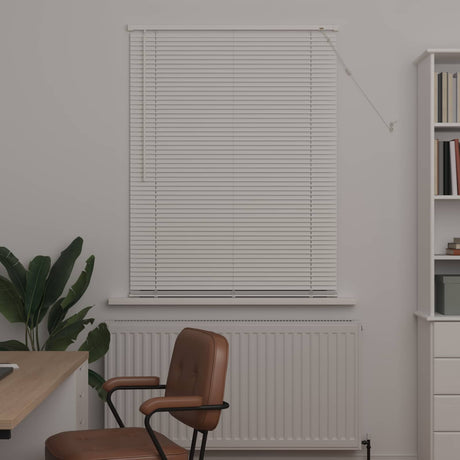 Vidaxl venetiaanse jaloezie wit 150 x 100 cm 25 mm pvc