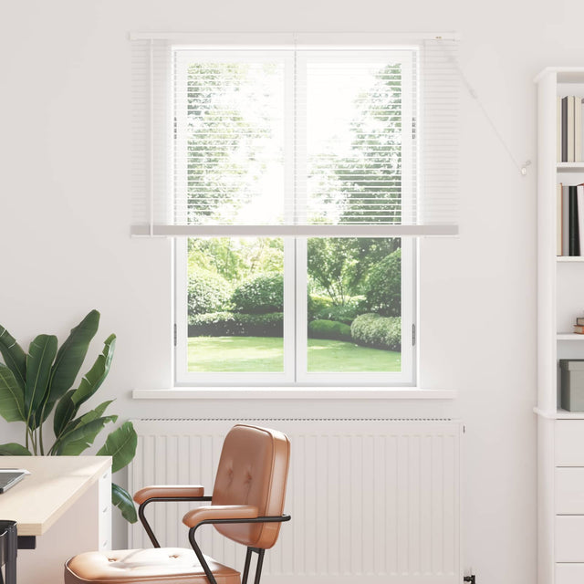 Vidaxl venetiaanse jaloezie wit 150 x 120 cm 25 mm pvc