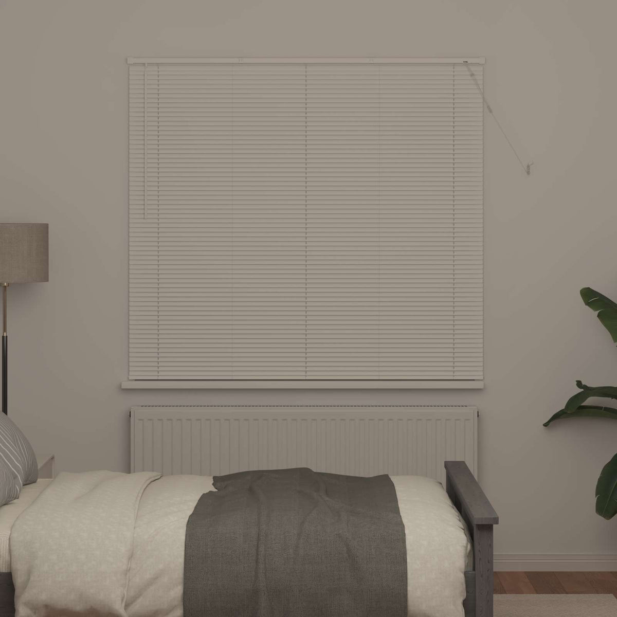 Vidaxl venetiaanse jaloezie wit 150 x 160 cm 25 mm pvc
