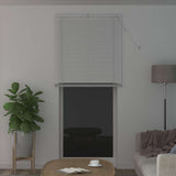 Vidaxl venetiaanse jaloezie wit 213 x 80 cm 25 mm pvc