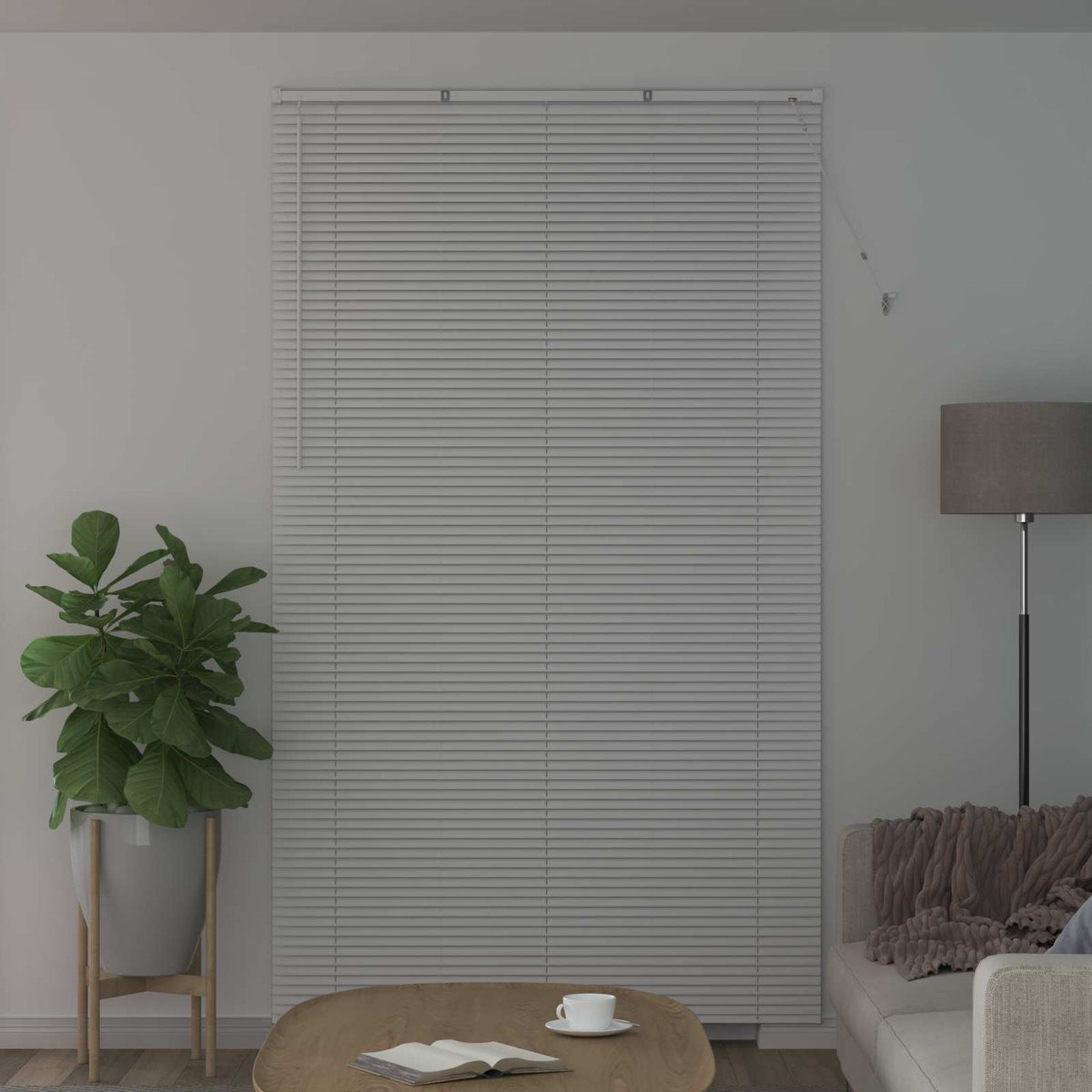 Vidaxl venetiaanse jaloezie wit 213 x 140 cm 25 mm pvc