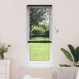 Vidaxl venetiaanse jaloezie zwart 150 x 50 cm 25 mm pvc