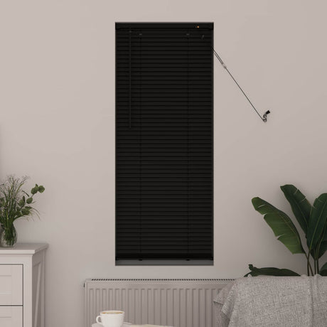 Vidaxl venetiaanse jaloezie zwart 150 x 60 cm 25 mm pvc