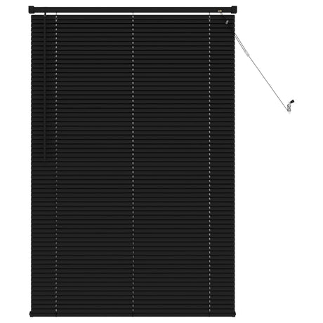 Vidaxl venetiaanse jaloezie zwart 150 x 90 cm 25 mm pvc