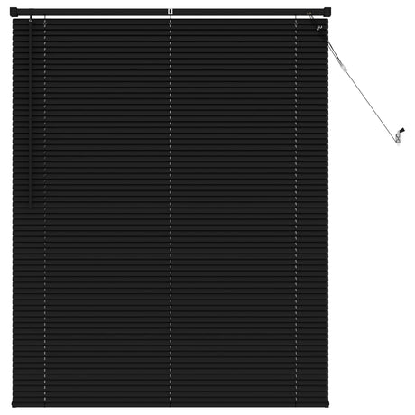Vidaxl venetiaanse jaloezie zwart 150 x 120 cm 25 mm pvc