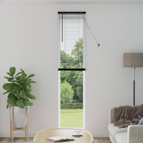 Vidaxl venetiaanse jaloezie zwart 213 x 50 cm 25 mm pvc