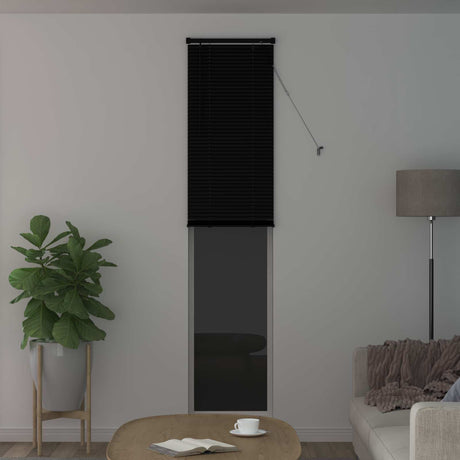 Vidaxl venetiaanse jaloezie zwart 213 x 50 cm 25 mm pvc