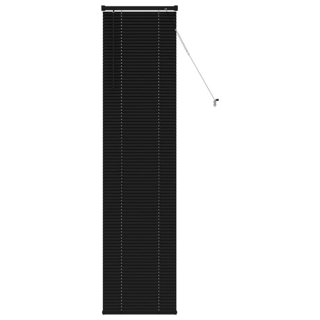 Vidaxl venetiaanse jaloezie zwart 213 x 50 cm 25 mm pvc