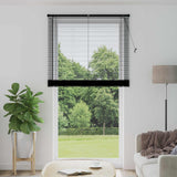 Vidaxl venetiaanse jaloezie zwart 213 x 110 cm 25 mm pvc