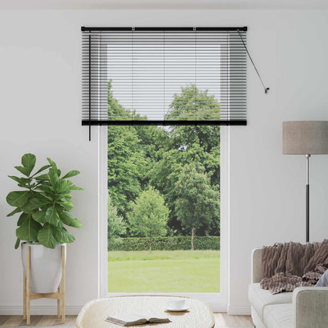 Vidaxl venetiaanse jaloezie zwart 213 x 160 cm 25 mm pvc
