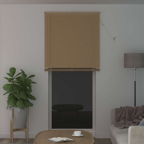 Vidaxl venetiaanse jaloezie lichtbruin met patroon 213 x 80 cm 25 mm