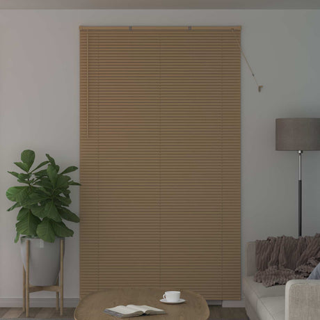 Vidaxl venetiaanse jaloezie lichtbruin met patroon 213 x 140 cm 25 mm