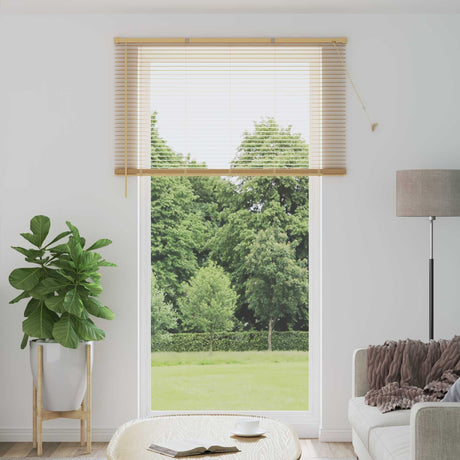 Vidaxl venetiaanse jaloezie lichtbruin met patroon 213 x 160 cm 25 mm