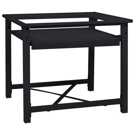 Vidaxl wasmachineverhoger zwart 60 x 56 x 52 cm staal