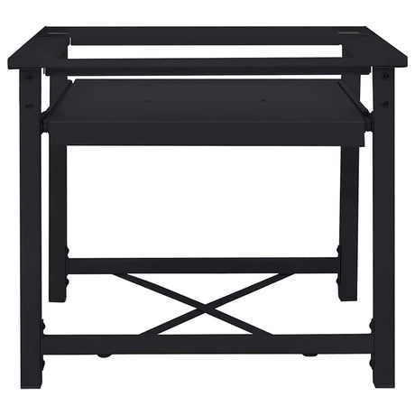 Vidaxl wasmachineverhoger zwart 60 x 56 x 52 cm staal