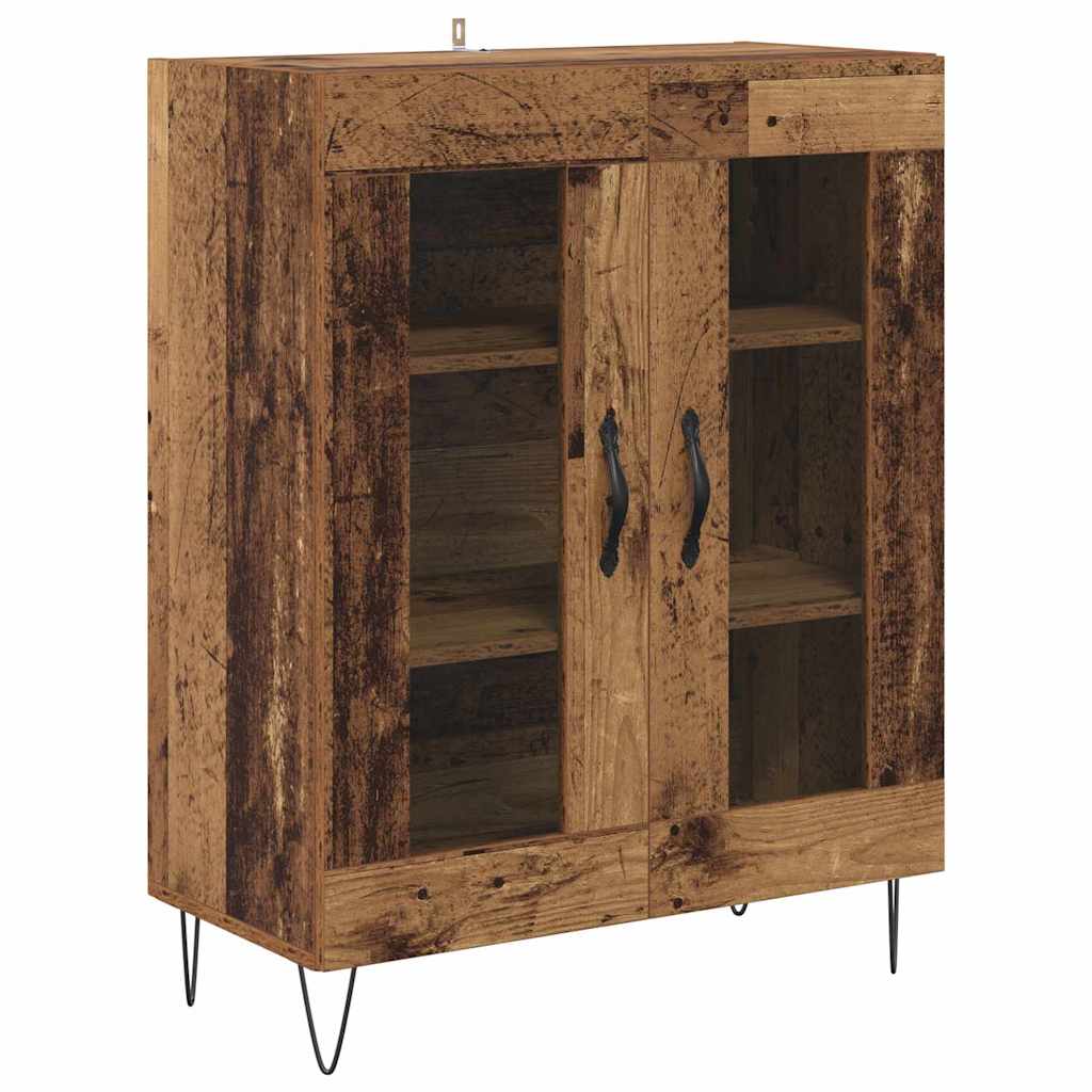 Vidaxl dressoir oud hout 69,5 x 34 x 90 cm bewerkt hout