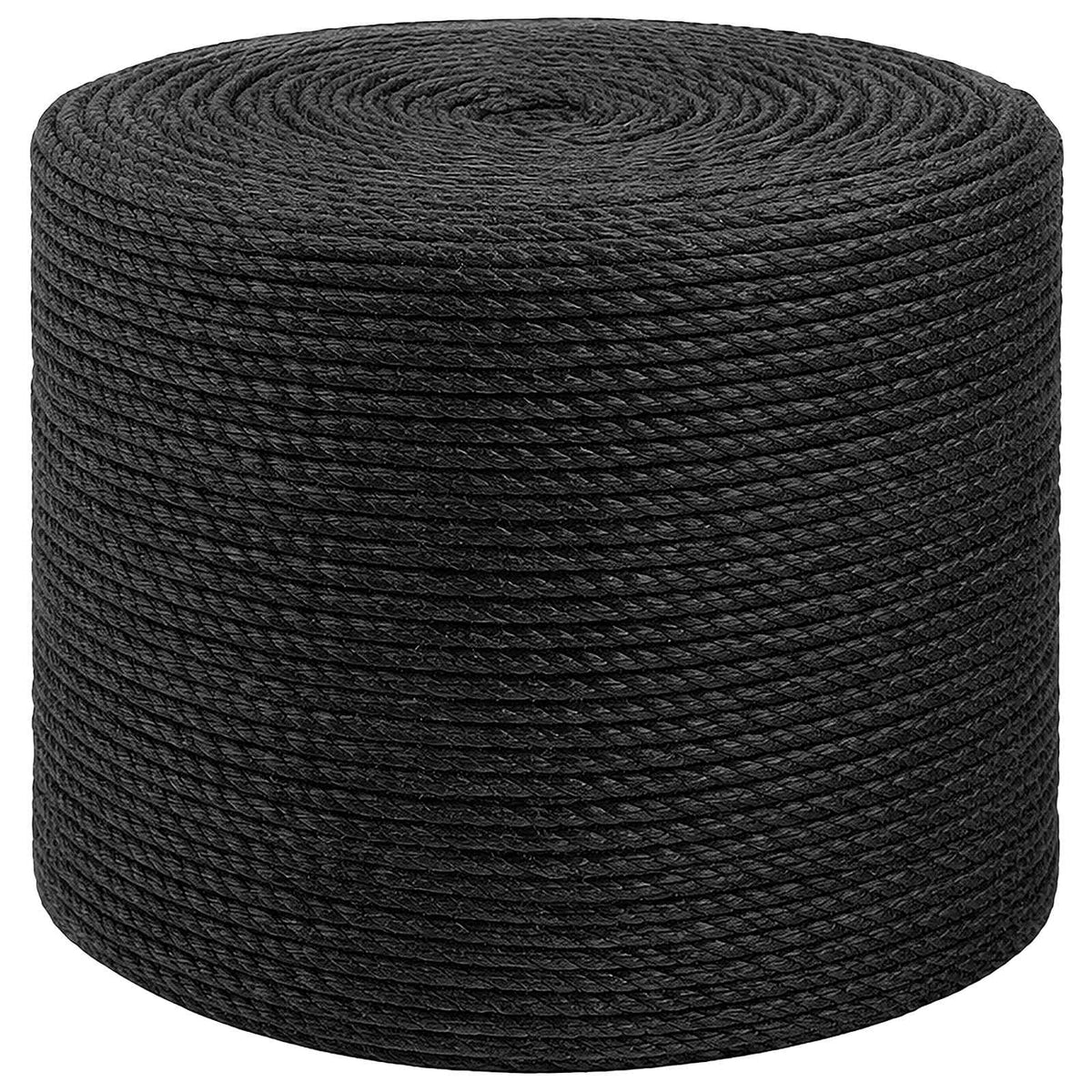 Vidaxl jute touw 4 mm zwart 100% tossa jute