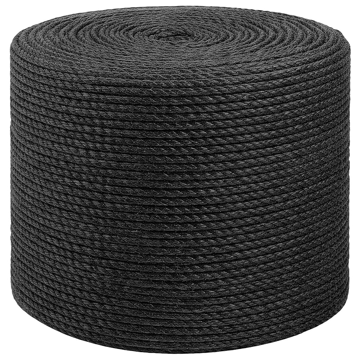 Vidaxl jute touw 6 mm zwart 100% tossa jute