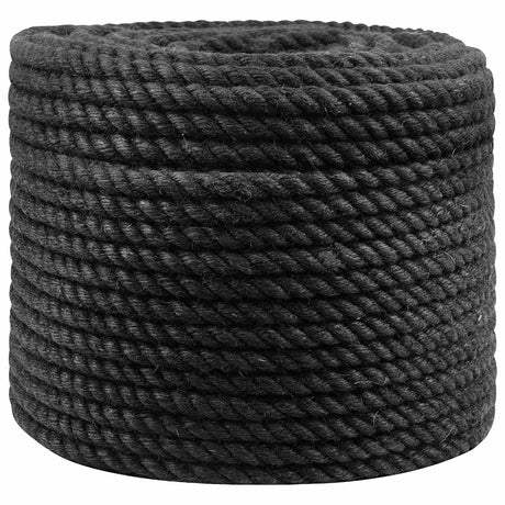 Vidaxl jute touw 140 mm 25 m zwart 100% tossa jute
