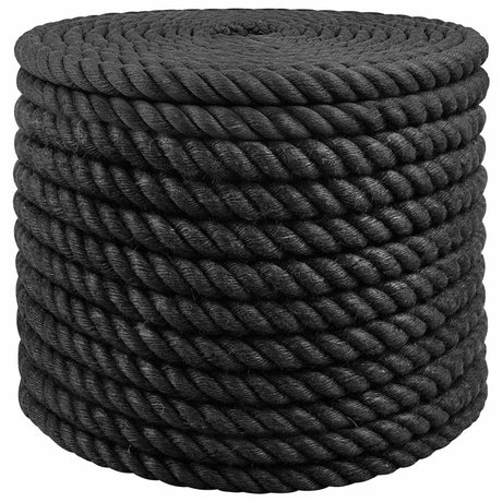 Vidaxl jute touw 20 mm zwart 100% tossa jute