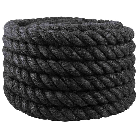 Vidaxl jute touw 360 mm 5 m zwart 100% tossa jute