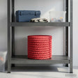 Vidaxl jute touw 16 mm rood 100% tossa jute