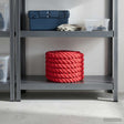 Vidaxl jute touw 30 mm rood 100% tossa jute