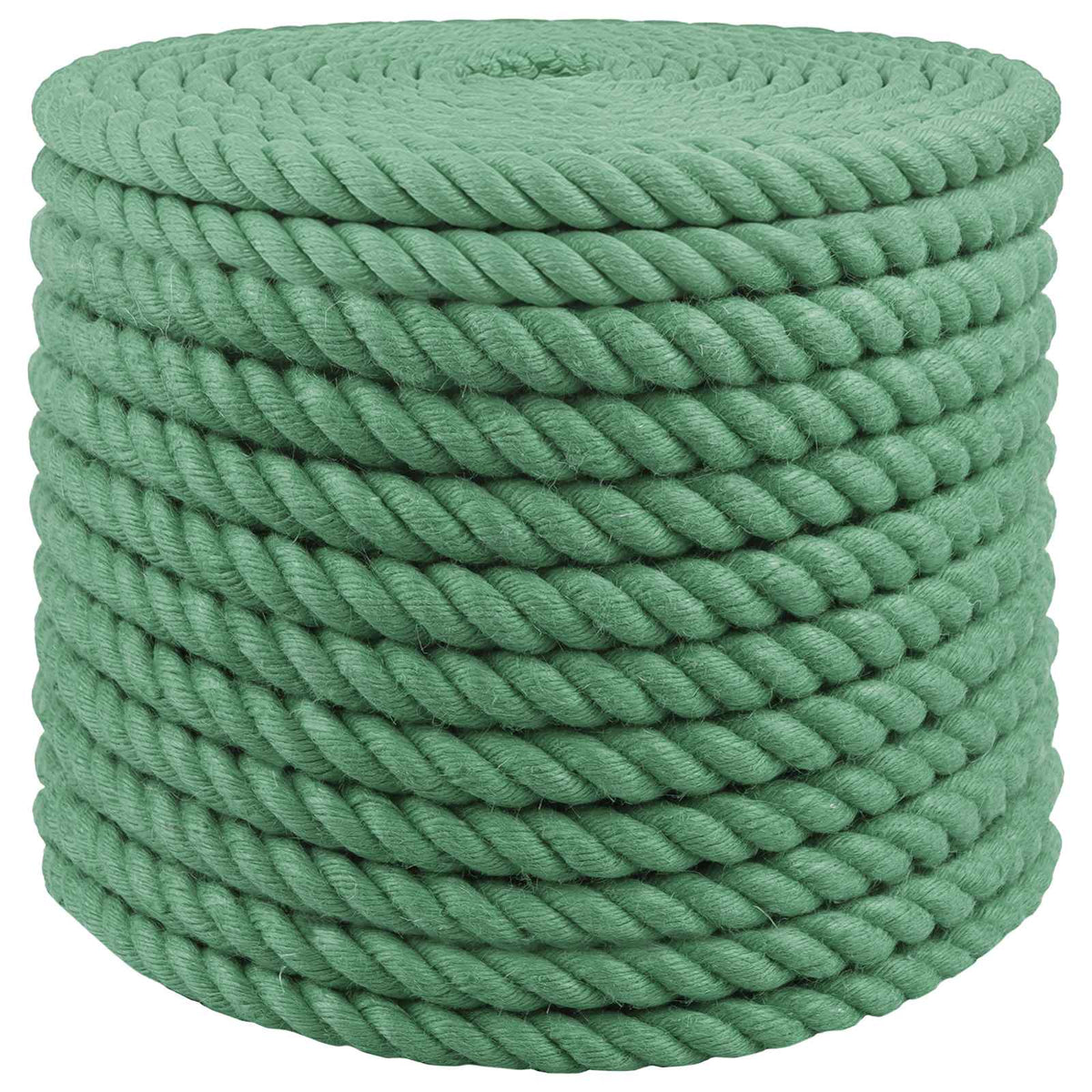 Vidaxl jute touw 16 mm groen 100% tossa jute