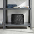 Vidaxl katoenen touw 24 mm 25 m zwart 100% katoen