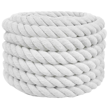 Vidaxl katoenen touw 36 mm 5 m wit 100% katoen