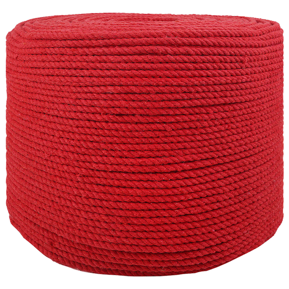 Vidaxl katoenen touw 6 mm 50 m rood 100% katoen