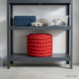 Vidaxl katoenen touw 30 mm 10 m rood 100% katoen