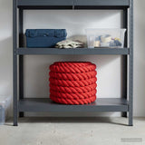 Vidaxl katoenen touw 30 mm 10 m rood 100% katoen