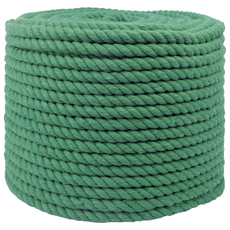 Vidaxl katoenen touw 12 mm 250 m groen 100% katoen