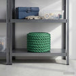 Vidaxl katoenen touw 40 mm 5 m groen 100% katoen