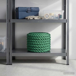 Vidaxl katoenen touw 40 mm 25 m groen 100% katoen