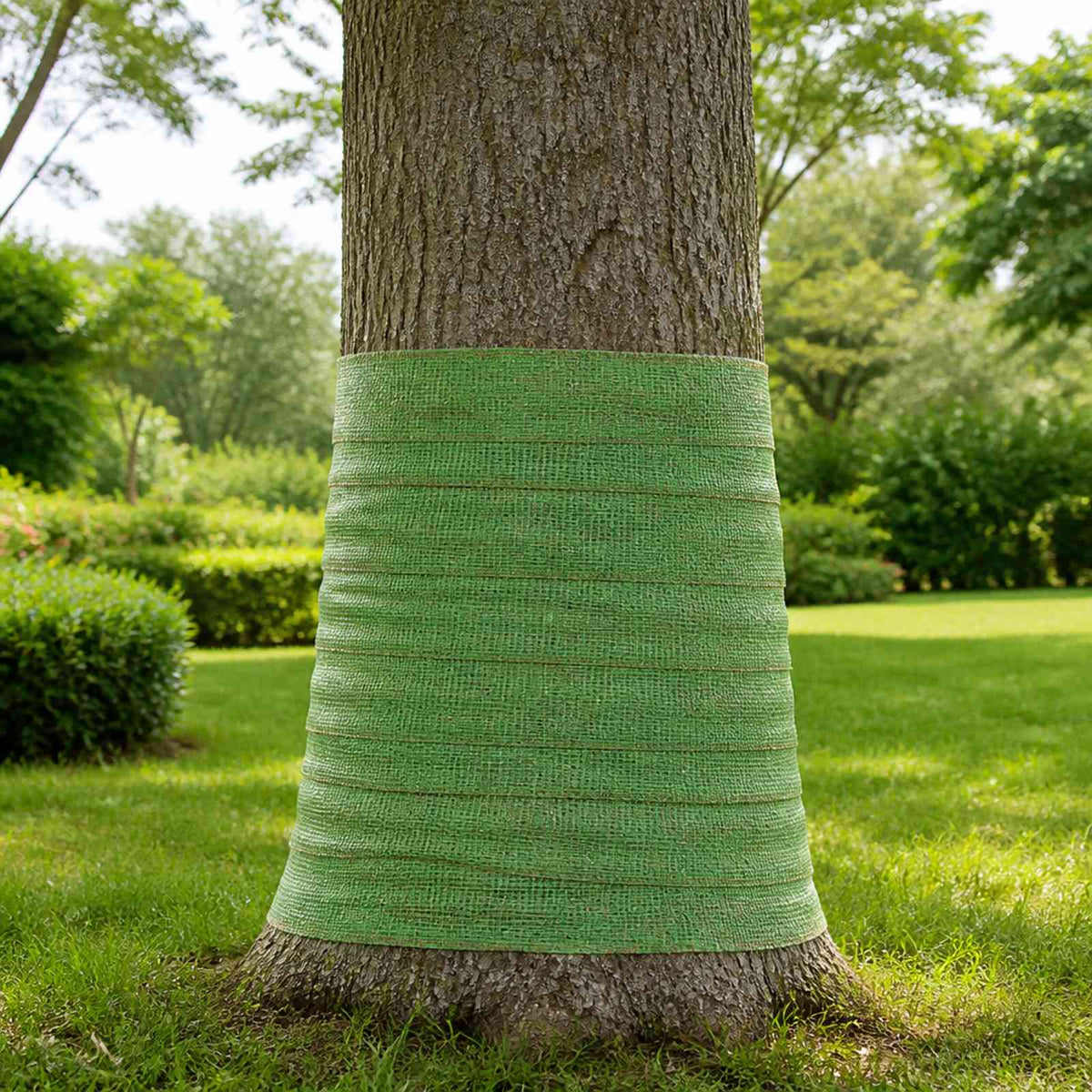 Vidaxl jute rol 25 x 5000 cm groen