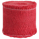 Vidaxl jute rol 10 x 1000 cm rood