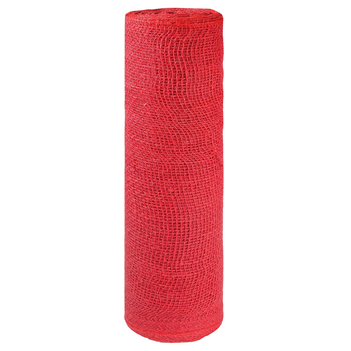 Vidaxl jute rol 50 x 1500 cm rood