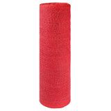 Vidaxl jute rol 50 x 10000 cm rood