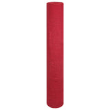 Vidaxl jute rol 100 x 1500 cm rood