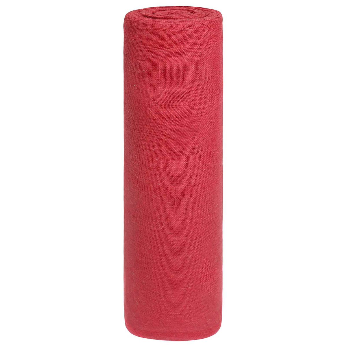 Vidaxl jute rol 200 x 2500 cm rood