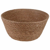 Vidaxl plantenpot met handvatten naturel ø 32 x 32 cm 100% zeegras
