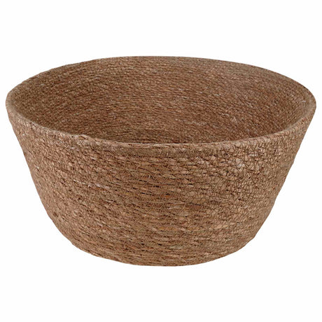 Vidaxl plantenpot met handvatten naturel ø 32 x 32 cm 100% zeegras
