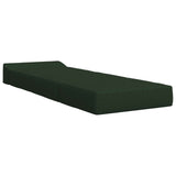 Vidaxl vouwbare bankbed donkergroen 70 x 60 x 63 cm stof